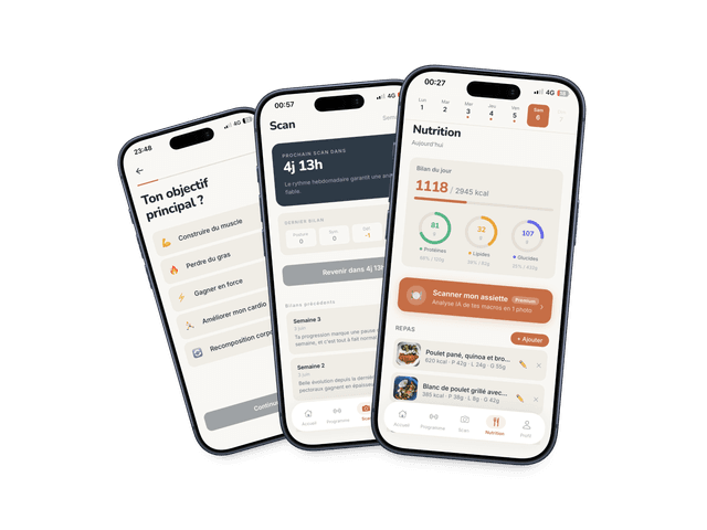 Application Bodeo — les étapes en un coup d'œil